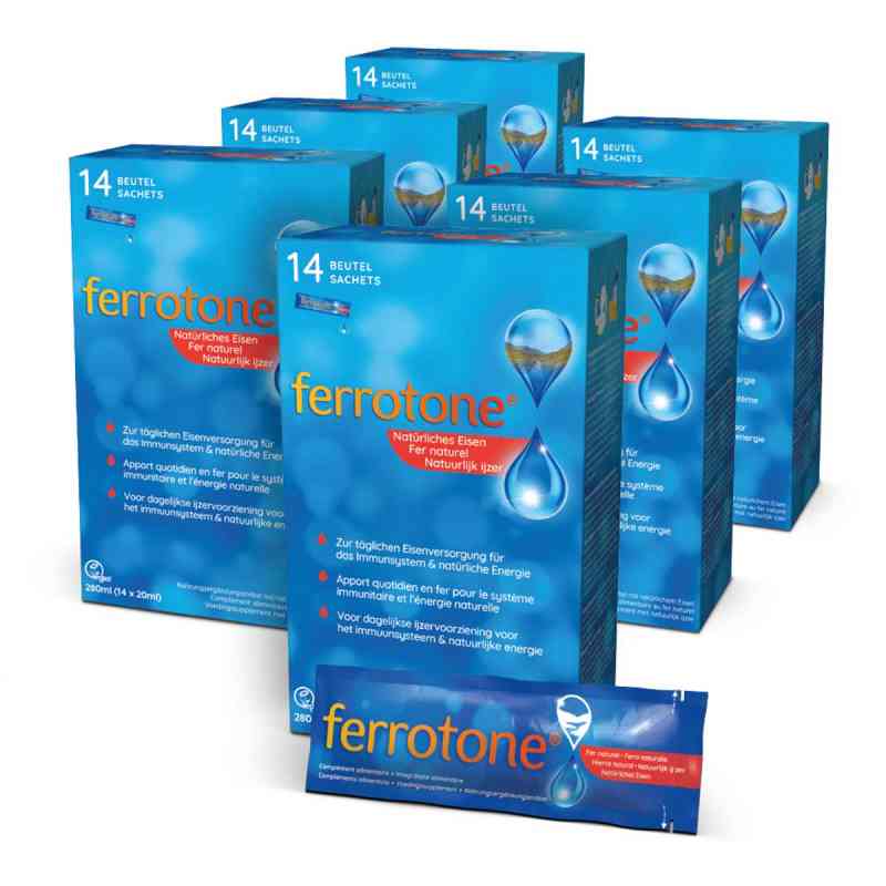 Ferrotone - der flüssige Eisen saszetki 84x20 ml od Nelsons GmbH PZN 08101114
