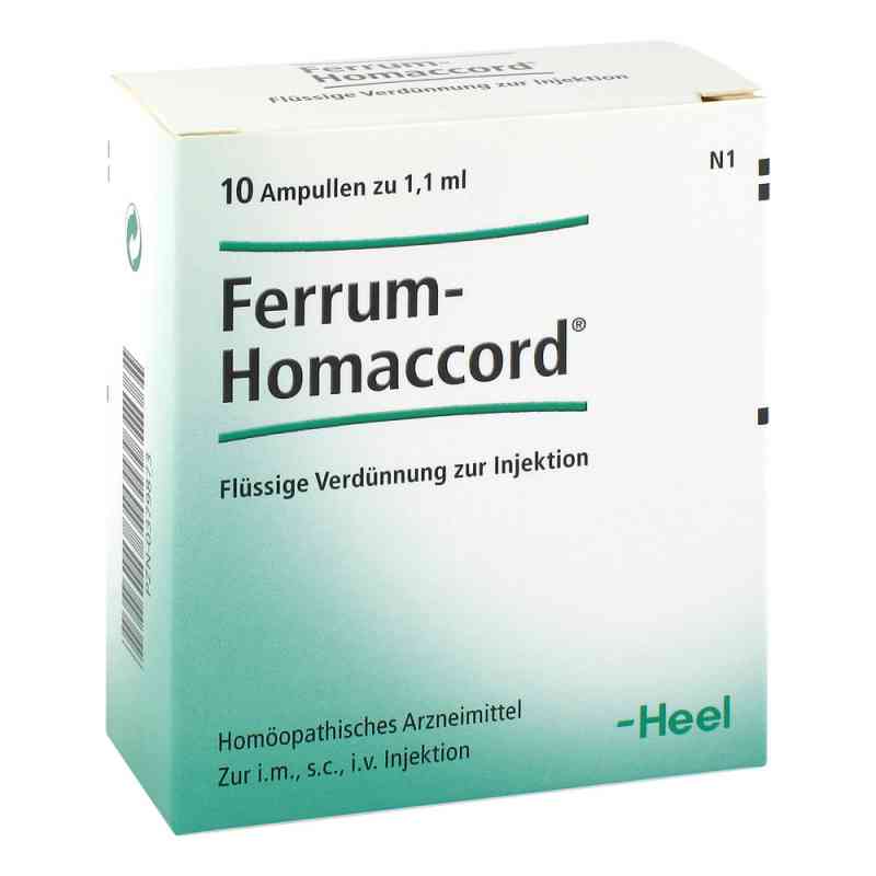 Ferrum Homaccord ampułki 10 szt. od Biologische Heilmittel Heel GmbH PZN 00379873