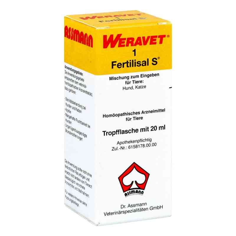Fertilisal S1 krople weterynaryjne 20 ml od Biokanol Pharma GmbH PZN 02538293