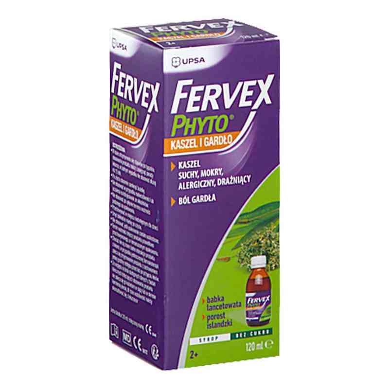 Fervex Phyto Kaszel I Gardło syrop 120 ml od LABOMAR S.P.A. PZN 08304791