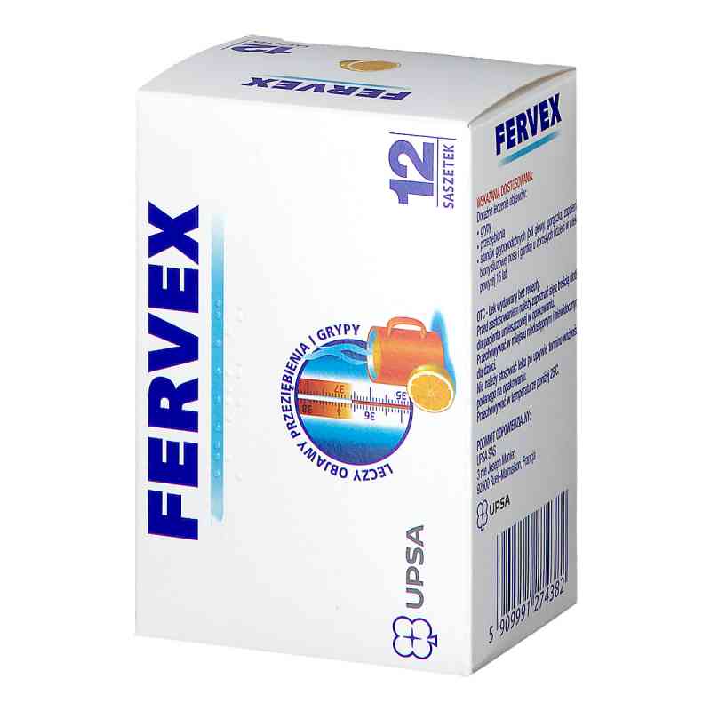 Fervex saszetki 12  od UPSA SAS PZN 08300896
