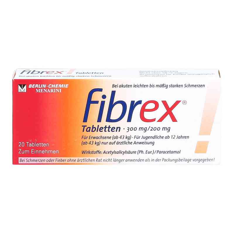 Fibrex Tabletten 20 szt. od BERLIN-CHEMIE AG PZN 04085341