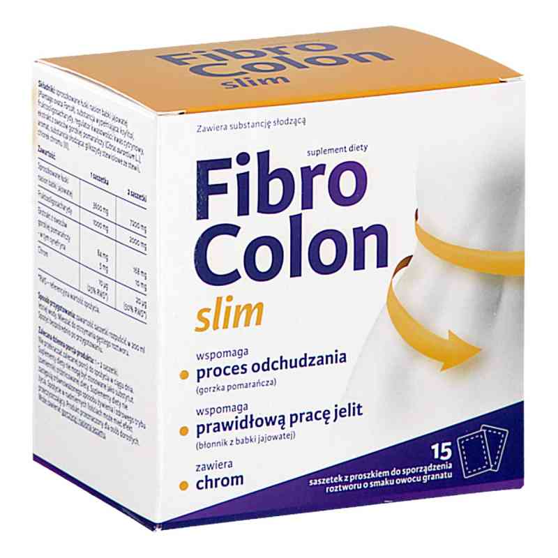FibroColon Slim 15 sasz. od NATUR PRODUKT PHARMA SP. Z O.O. PZN 08305580