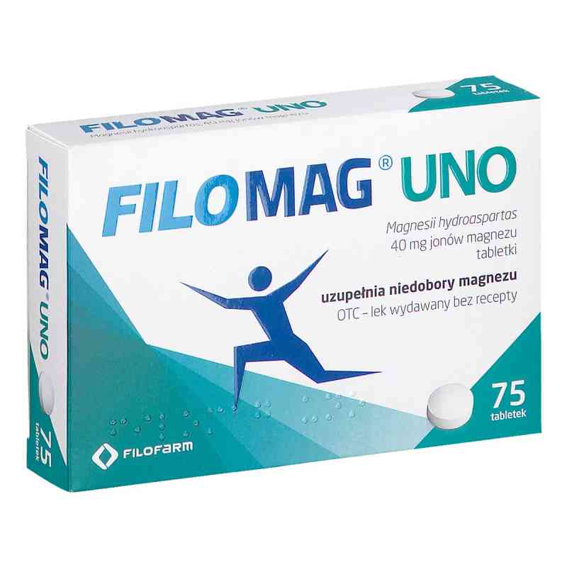 Filomag Uno tabletki 75  od FARMACEUTYCZNA SPÓŁDZIELNIA PRACY FILOFARM PZN 08306323