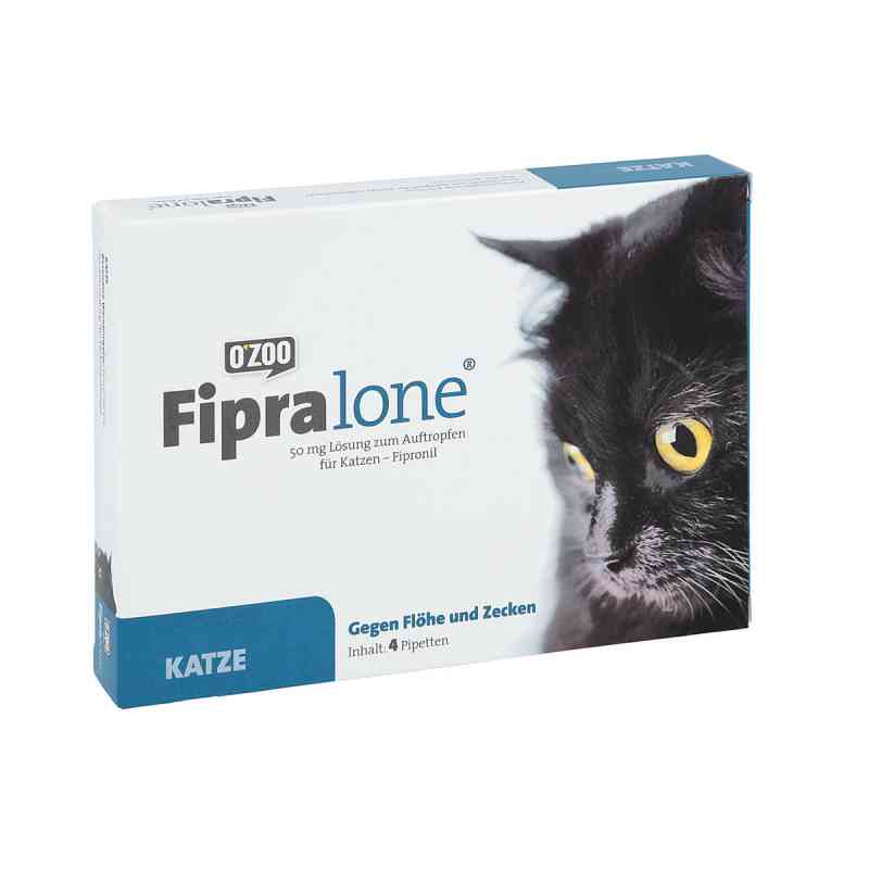 Fipralone 50 mg Lösung zur, zum auftropf.f.katzen veterinär  4 szt. od O'ZOO GmbH PZN 11360782
