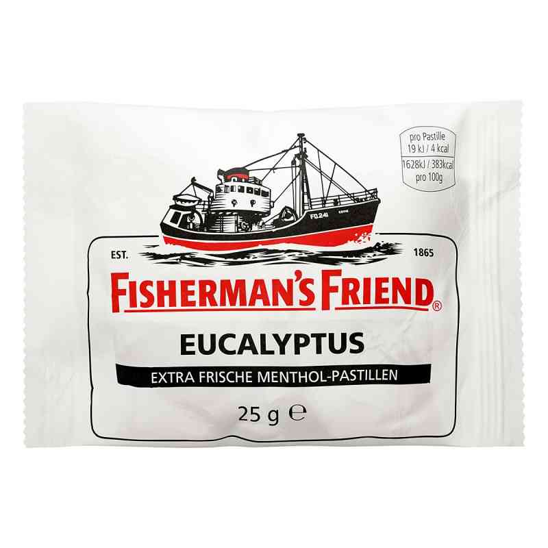 Fishermans Friend Eucalyptus mit Zucker pastylki 25 g od MARVECS GmbH PZN 02192831
