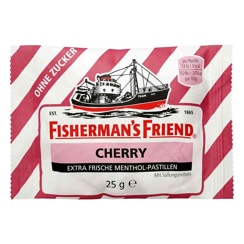 Fishermans pastylki wiśniowe bez cukru 25 g od MARVECS GmbH PZN 02251893