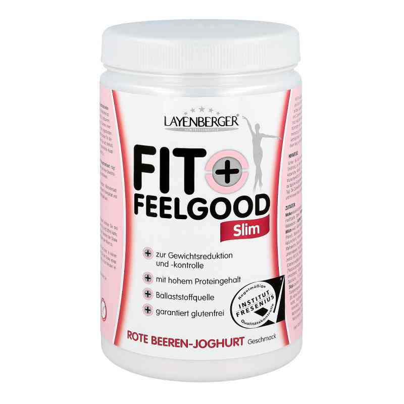 Fit+Feelgood koktajl na odchudzanie o smaku jagodowo-jogurtowym 430 g od Layenberger Nutrition Group GmbH PZN 06578303