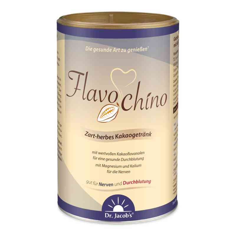 Flavochino delikatnie gorzki napój kakaowy Flawanole Xylit wegań 450 g od Dr. Jacob's Medical GmbH PZN 10915195