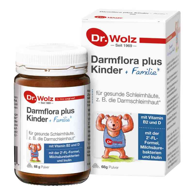 Flora jelitowa plus dzieci+rodzina proszek 68 g od Dr. Wolz Zell GmbH PZN 15397463