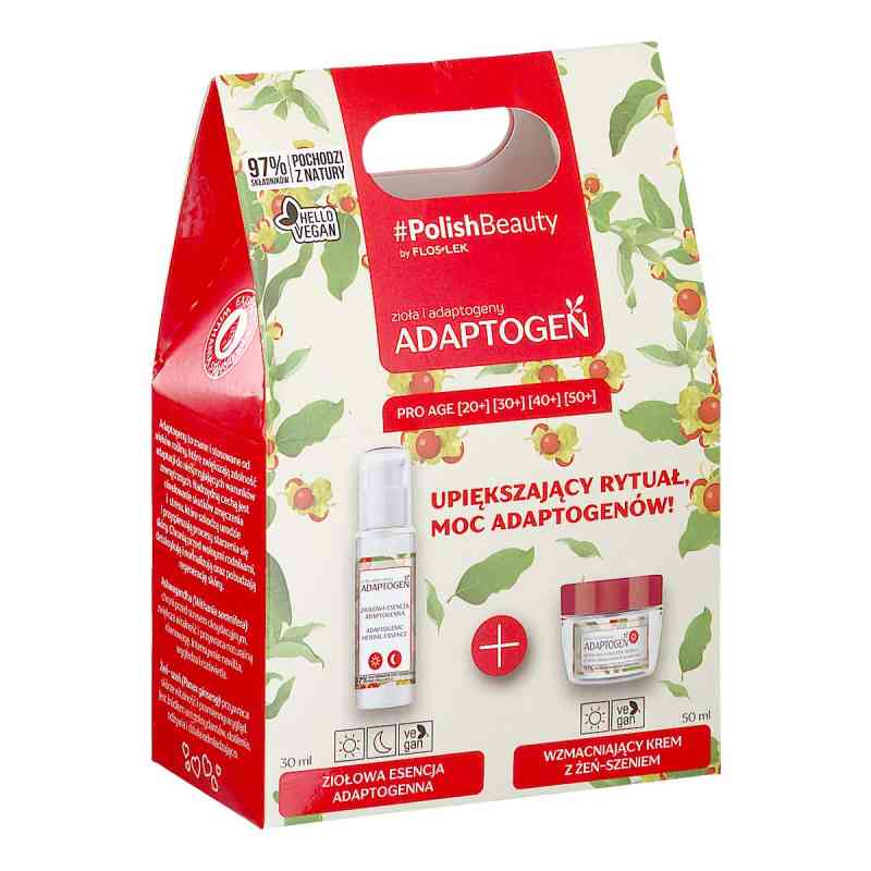 FLOS-LEK Zestaw ADAPTOGEN (Wzmacniający Krem z Żeń-Szeniem i Zio 50 ml od LABORATORIUM KOSMETYCZNE 