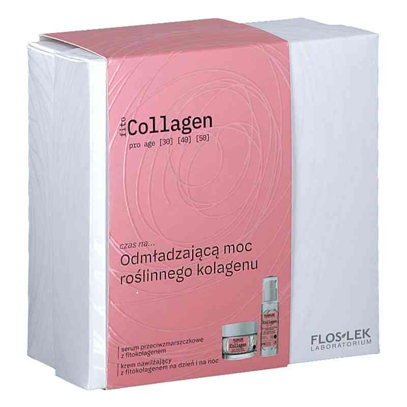 FLOS-LEK Zestaw FITO COLLAGEN pro age (Serum+Krem) 30 ml od LABORATORIUM KOSMETYCZNE 