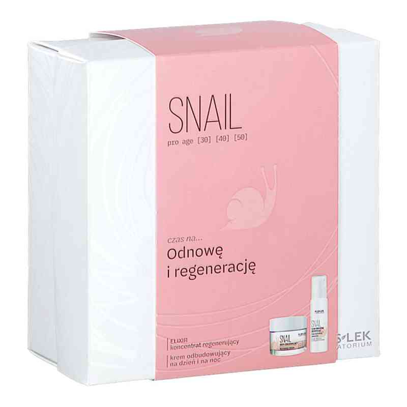 FLOS-LEK Zestaw SNAIL (Elixir+Krem) 30 ml od LABORATORIUM KOSMETYCZNE 
