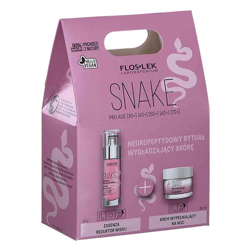 FLOS-LEK Zestaw SNAKE (Krem wypełniający i Essenza Reduktor Wiek 50 ml od LABORATORIUM KOSMETYCZNE 