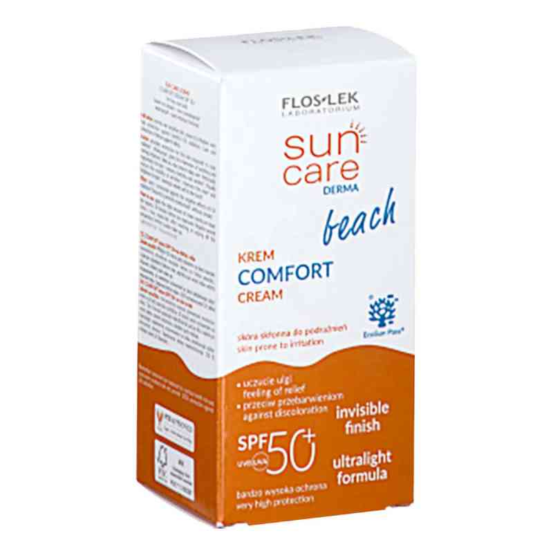 Floslek Laboratorium Sun Care Derma Beach Krem comfort SPF 50+ 50 ml od  PZN 08304881