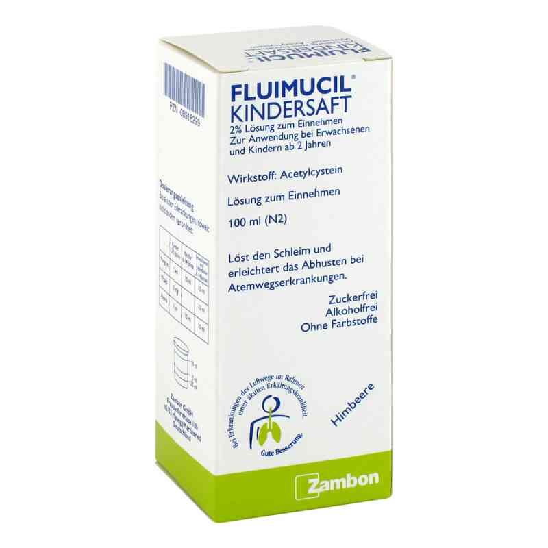 Fluimucil Kindersaft 100 ml od Zambon GmbH PZN 08916299