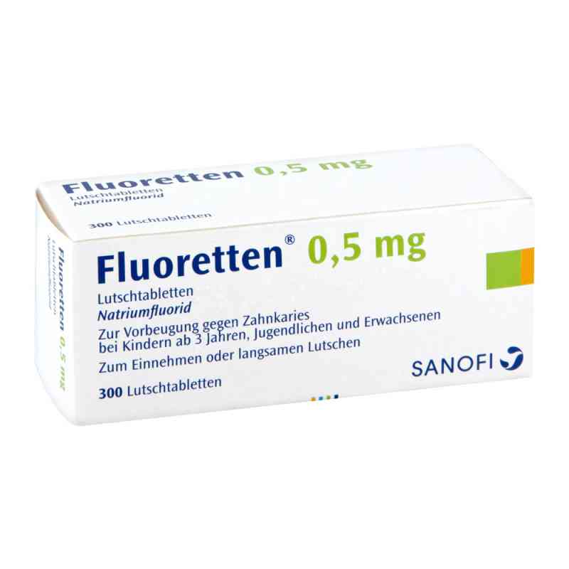 Fluoretten 05 mg tabletki 300 szt. od Zentiva Pharma GmbH PZN 02477930