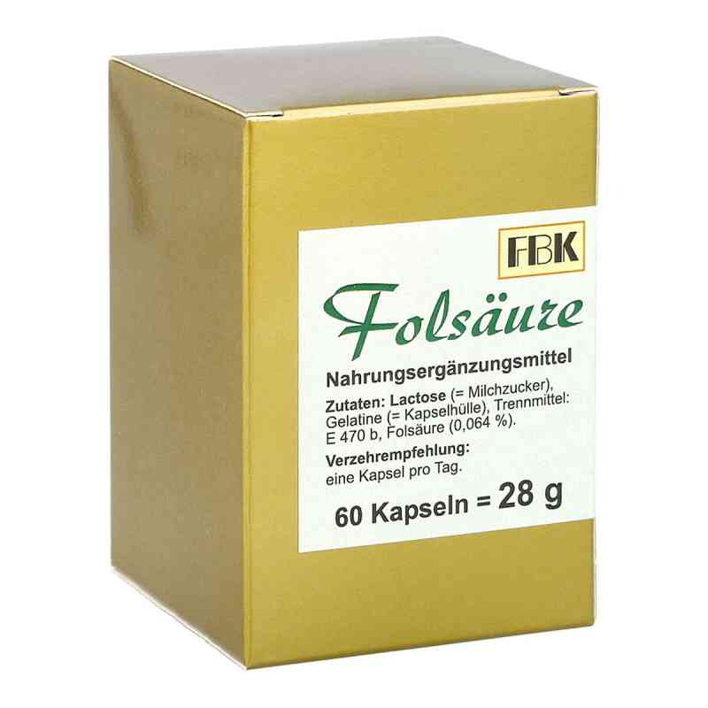 Folsäure Kapseln 60 szt. od FBK-Pharma GmbH PZN 01581654