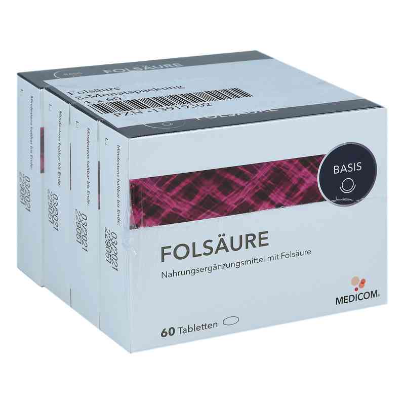 Folsäure Tabletten 4X60 szt. od NUTRILO GMBH PZN 13919302