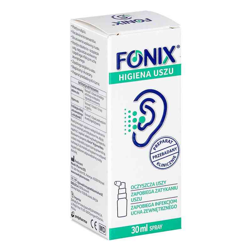 Fonix Higiena Uszu spray 30 ml od NAVEH-PHARMA LTD. PZN 08306339