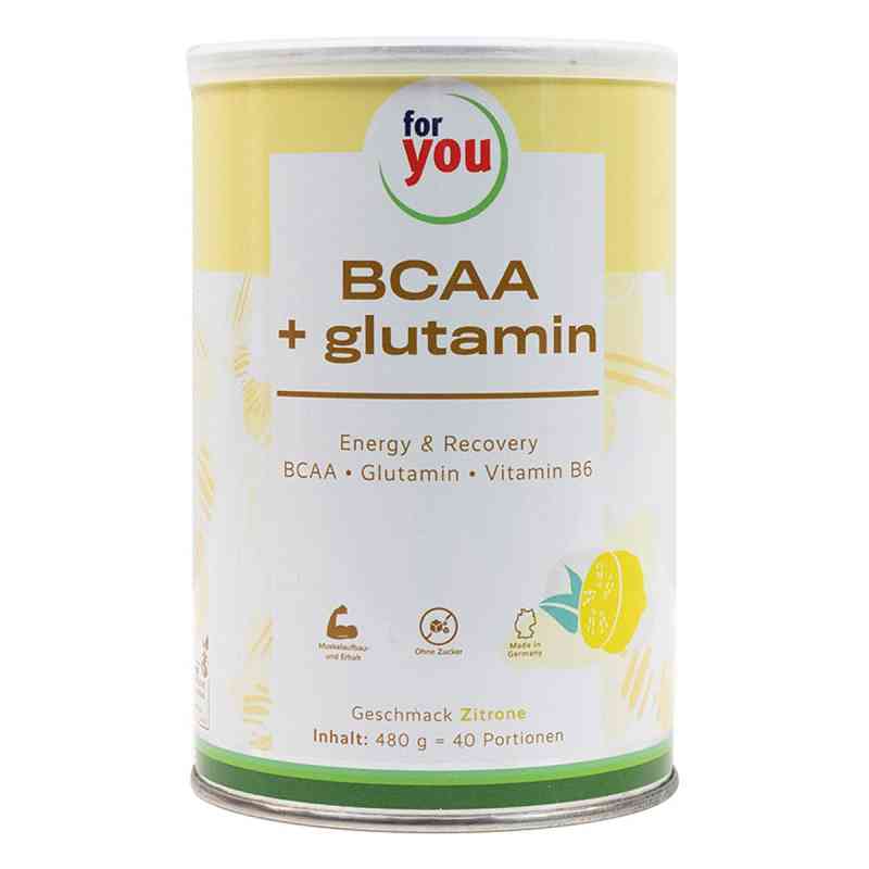 For You BCAA + Glutamina Energia i Regeneracja Cytryna 480 g od For You eHealth GmbH PZN 15264265