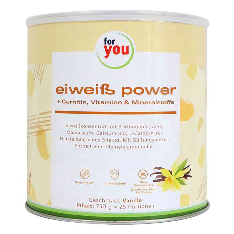 For You Eiweiss Power Vanille 750 g od For You eHealth GmbH PZN 06147514