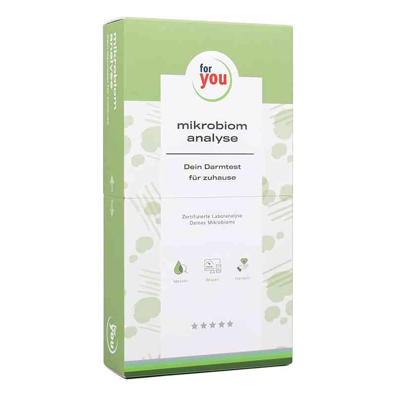 For You Microbiom test do domowej analizy mikrobiomu 1 szt. od For You eHealth GmbH PZN 18047485