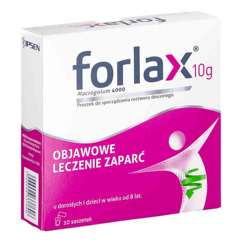 Forlax lek na zaparcia w saszetkach 10  od BEAUFOUR IPSEN INDUSTRIE PZN 08302727
