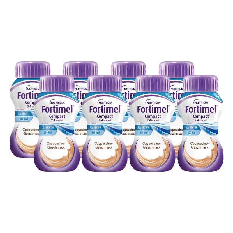 Fortimel Compact 2.4 o smaku cappuccino 32x125 ml od Danone Deutschland GmbH PZN 08100337