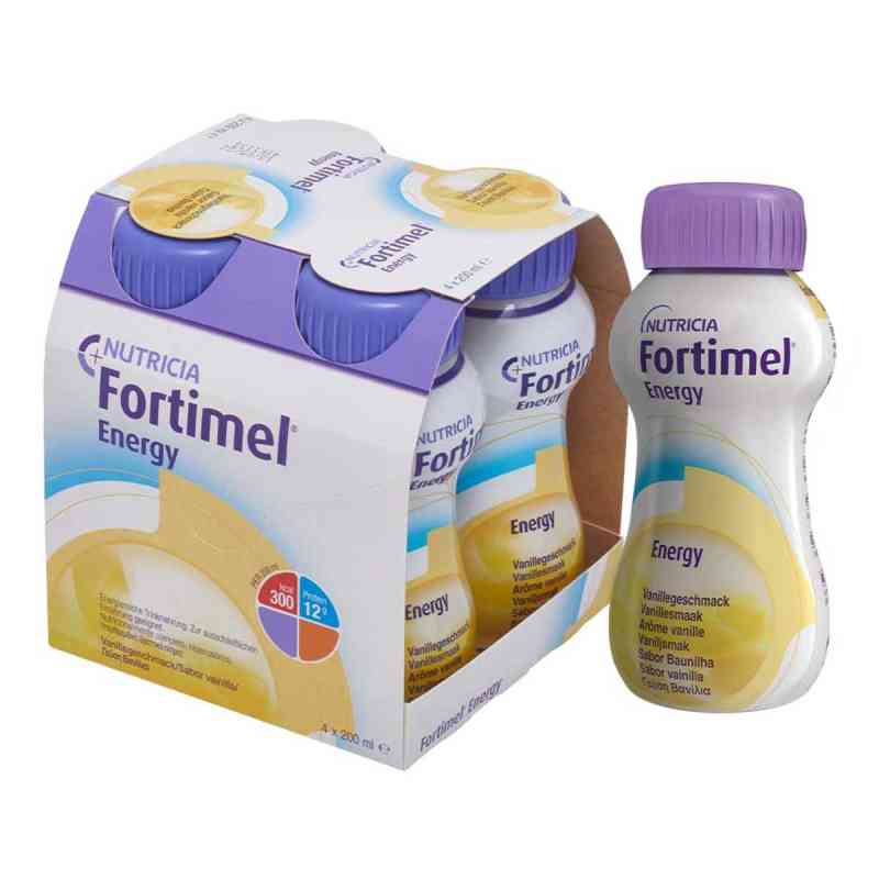Fortimel Energy smak waniliowy 4X200 ml od Nutricia GmbH PZN 01125488