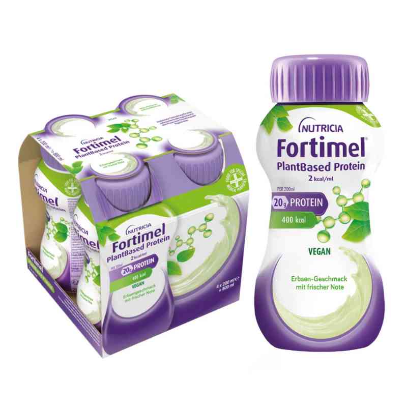 Fortimel Plantbased Protein 2 Kcal Erbse Fri.note 4X200 ml od Danone Deutschland GmbH PZN 19450243