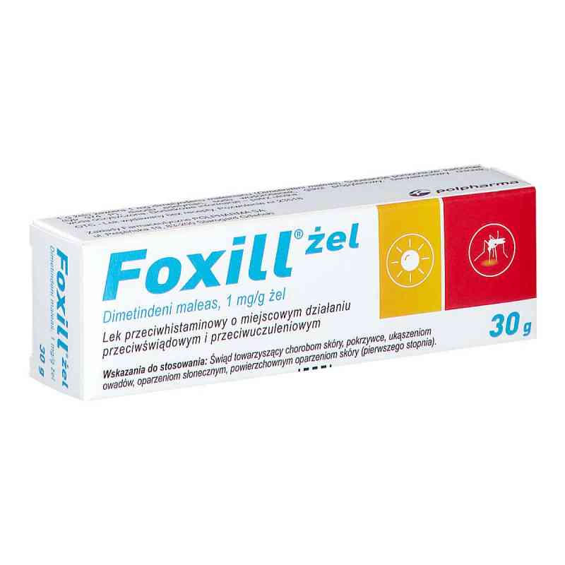 Foxill żel 1  od MEDANA PHARMA SPÓŁKA AKCYJNA PZN 08301562