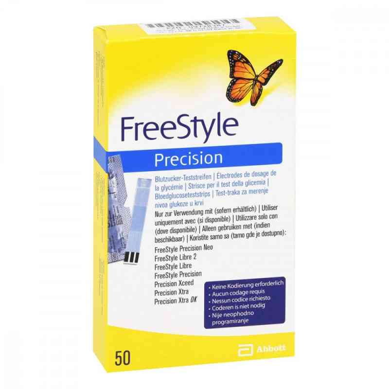 Freestyle Precision Blutzucker Teststreifen 50 szt. od 1001 Artikel Medical GmbH PZN 09728387
