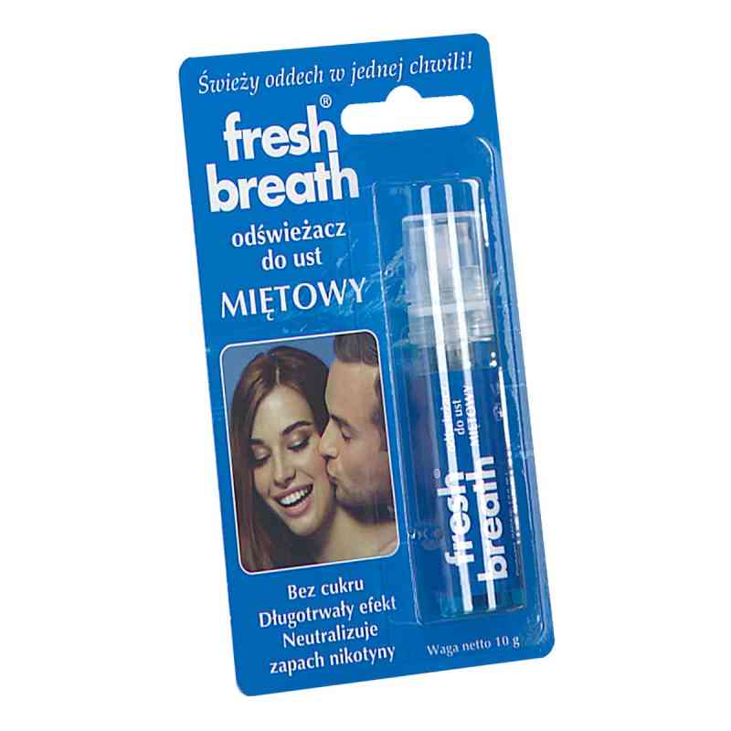 Fresh Breath odświeżacz do ust miętowy spray 10 g od RADA SP. Z O.O. SP.J. PZN 08304943