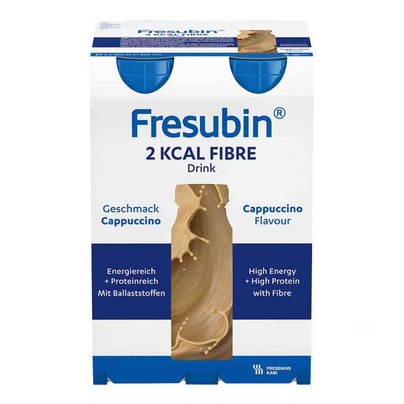 Fresubin 2 Kcal Fibre Drink cappuccino 4X200 ml od Fresenius Kabi Deutschland GmbH PZN 06964443
