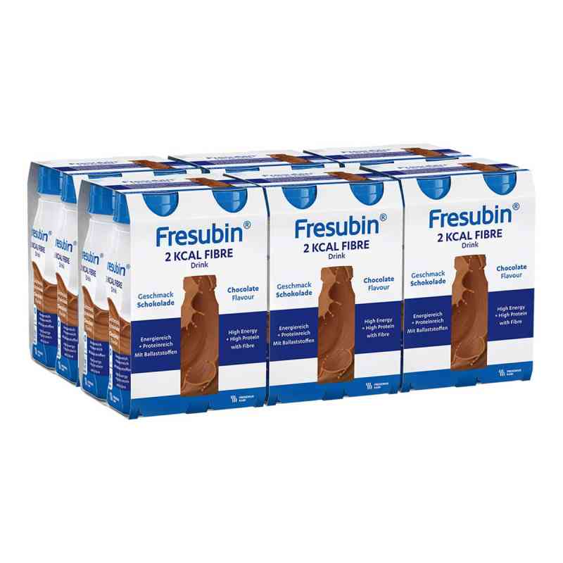 Fresubin 2 kcal fibre Drink Schokolade Trinkflasche  6x4x200 ml od Fresenius Kabi Deutschland GmbH PZN 08100384