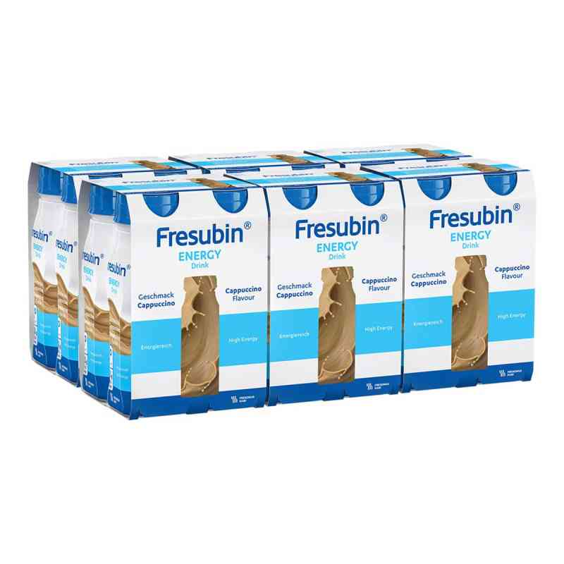 Fresubin Energy Drink Cappuccino Trinkflasche 6X4X200 ml od Fresenius Kabi Deutschland GmbH PZN 03692760