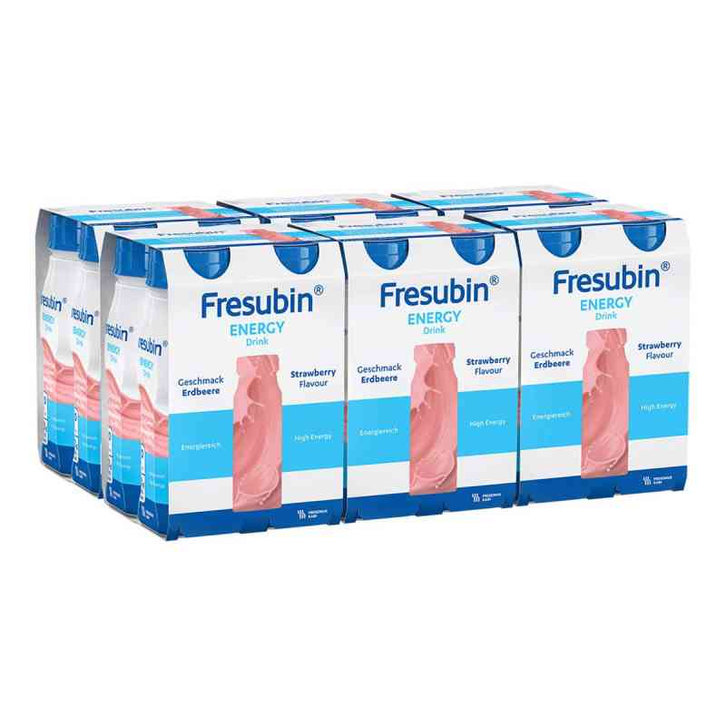 Fresubin Energy Drink Erdbeere Trinkflasche 6X4X200 ml od Fresenius Kabi Deutschland GmbH PZN 03692607