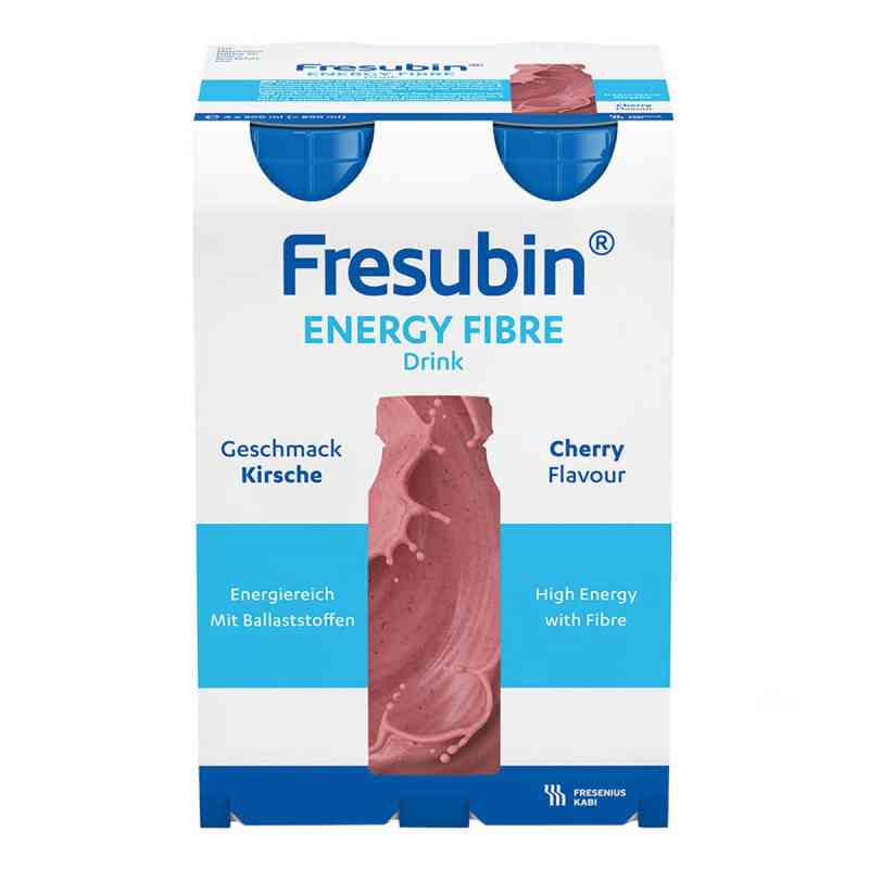 Fresubin Energy Fibre Drink o smaku wiśniowym 4X200 ml od Fresenius Kabi Deutschland GmbH PZN 00063756