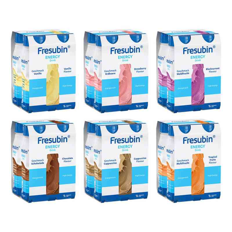 Fresubin Energy napój do picia karton mieszany | żywność do budo 6X4X200 ml od Fresenius Kabi Deutschland GmbH PZN 06091564