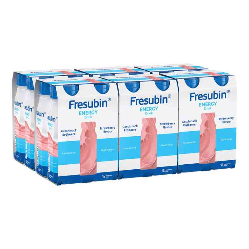 Fresubin Energy Płynny pokarm Erdbeere | Astronautennahrung 6X4X200 ml od Fresenius Kabi Deutschland GmbH PZN 03692607
