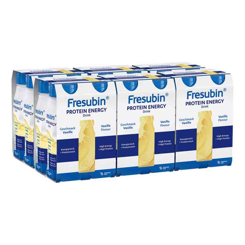 Fresubin Protein Energy Drink Vanille Trinkfl. 6X4X200 ml od Fresenius Kabi Deutschland GmbH PZN 06698697