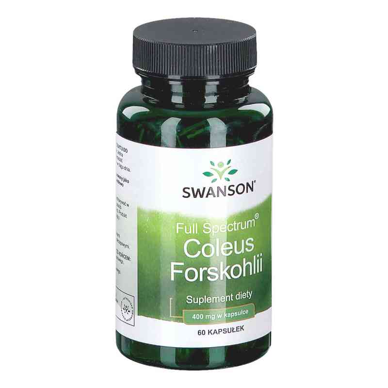 Full Spectrum Coleus Forskohlii Swanson kapsułki 60  od SWANSON HEALTH PRODUCTS PZN 08306091