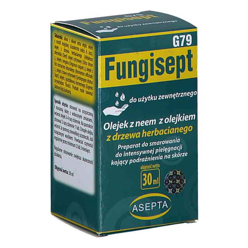 Fungisept G79 olejek 30 ml od ASEPTA SP. Z O.O. PZN 08304408