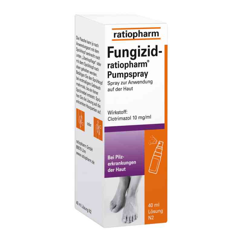 Fungizid ratiopharm spray 40 ml od ratiopharm GmbH PZN 03417781
