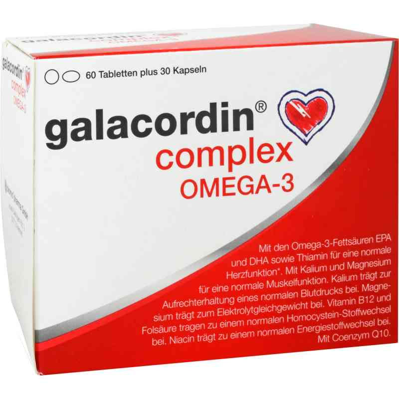 Galacordin complex Omega-3 Tabletten 60 szt. od biomo pharma GmbH PZN 11349852