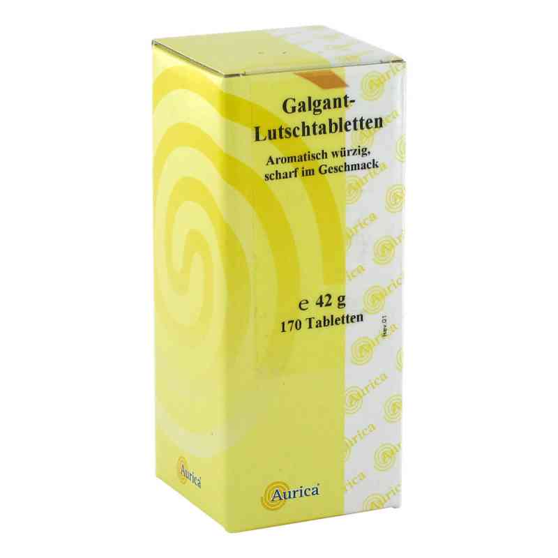 Galgant Lutschtabletten Aurica tabletki 170 szt. od AURICA Naturheilm.u.Naturwaren G PZN 08509074