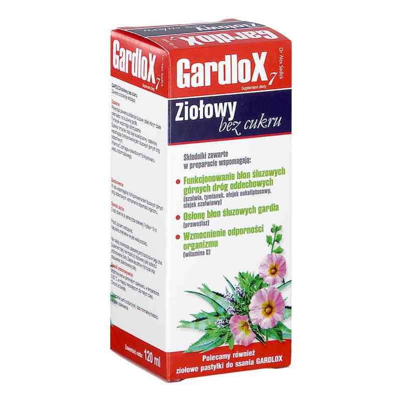 Gardlox 7 ziołowy bez cukru 120 ml od S-LAB SP. Z O. O. PZN 08305615
