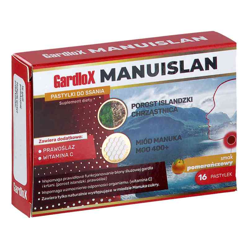 Gardlox Manuislan o smaku pomarańczowym 16  od S-LAB SP. Z O.O. PZN 08306328