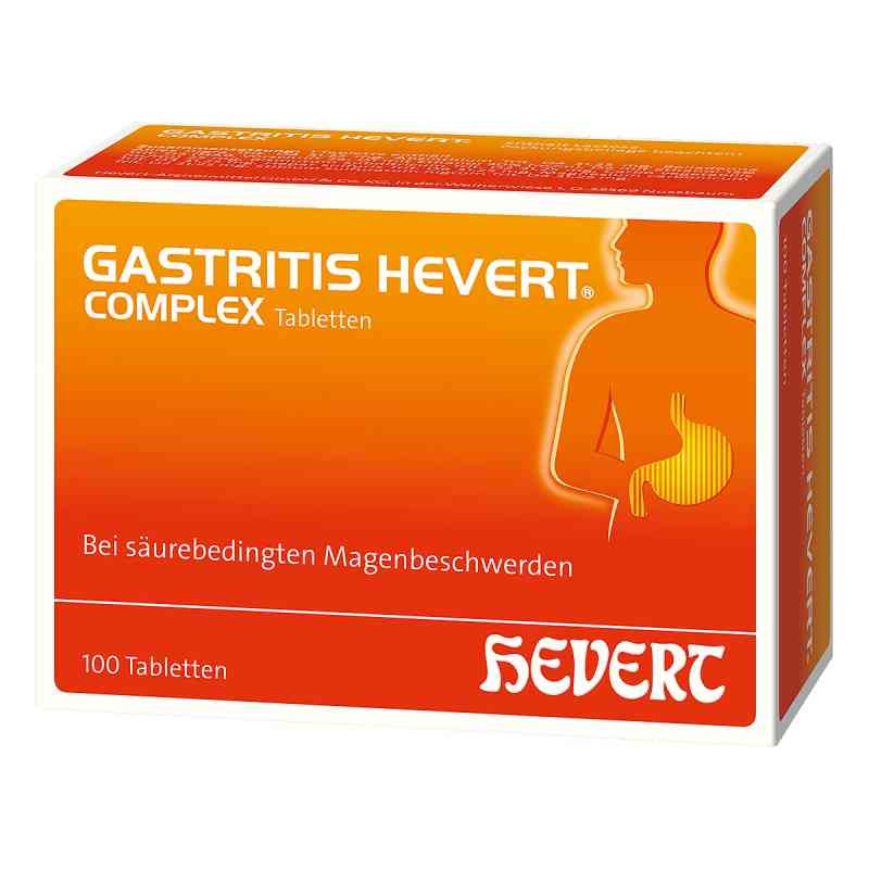 Gastritis Hevert Complex tabletki 100 szt. od Hevert-Arzneimittel GmbH & Co. K PZN 04518202